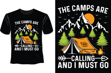 Hiking T Shirt Design