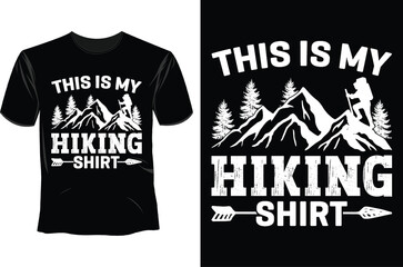Hiking T Shirt Design