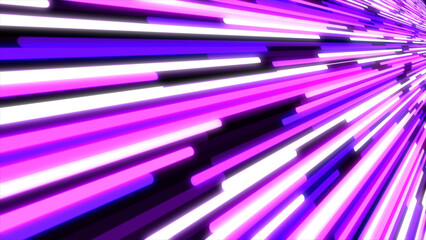 Abstract background of glowing neon lines.