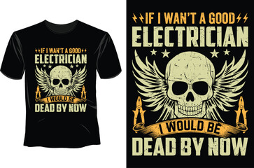 Electrician T Shirt Design