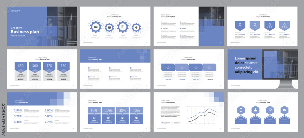 Poster business presentation template design backgrounds and page layout design for brochure, book, magazin