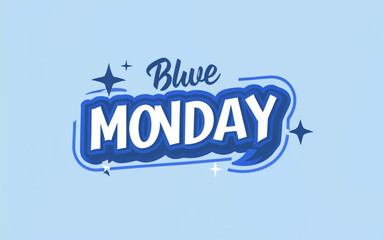 Free photo Blue Monday concept with cup of coffee. Ai Generative