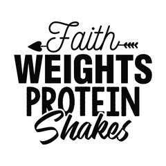 Faith Weights Protein Shakes