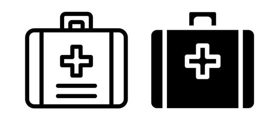 Obraz premium First aid kit icon