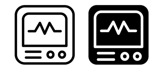 ECG monitor icon