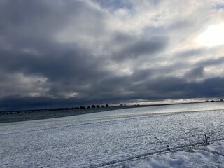 gorgeous against the backdrop of winter weather