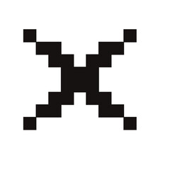 Fototapeta premium Pixel Art Element