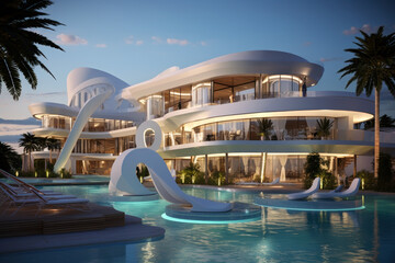 Luxury exlusive resorte hotel near the sea