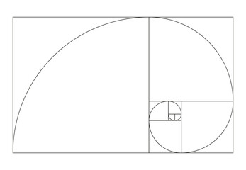 Golden Ratio Spiral Guide - Simplified Fibonacci Template