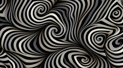Fototapeta premium black and white illusion background
