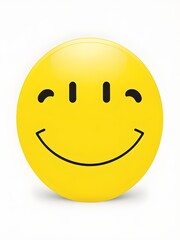 smiley face on white background