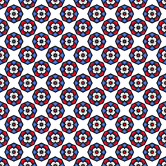 Multi color seamless abstract pattern. Background and backdrop. Multi Colored. Colorful ornamental design. Colored mosaic ornaments. Vector graphic illustration. EPS10.