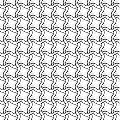 Geometric color-editable pattern of intersecting wavy stripes for texture, textiles, and simple backgrounds