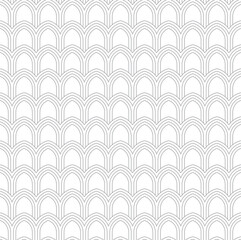 Fototapeta na wymiar Simple abstract geometric arch shape pattern in grey, monochrome