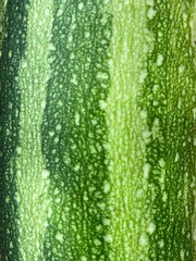 Fototapeta premium The green surface of the skin of a zucchini