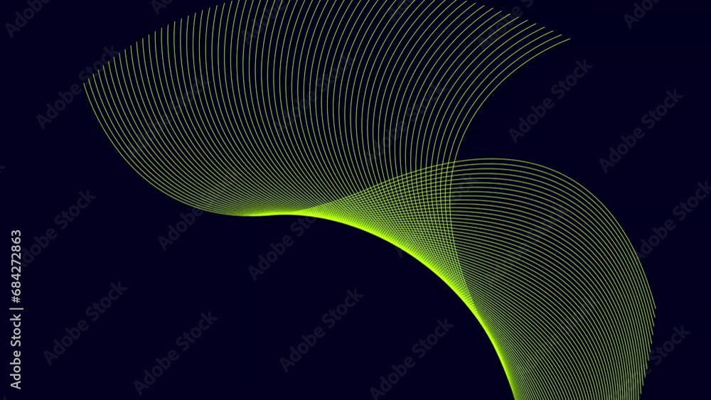 Aufkleber artistic geometric line with colorful gradient background. abstract spiral geometric lines. rotation