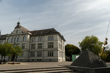 School building in Bremgarten in Switzerland