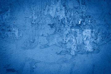 abstract blue background textured surface cement on the old walls.
