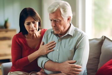 Obraz premium American women pick up plastic waste on the beach to eliminate plastic pollution