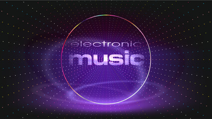 electronic music illustration