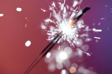 Christmas and newyear party  with sparkle