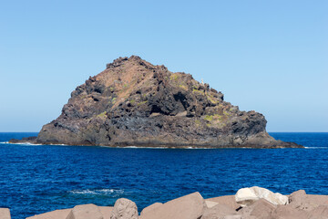Roque de Garachico in the north of Tenerife. Canary Islands, Spain