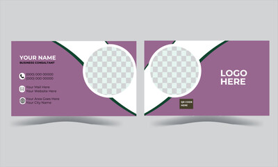 Modern Business Card - Creative and Clean Business Card Template modern creative business card and name card horizontal simple clean template vector design.