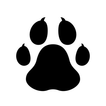 recommend clip art: Dog Footprint logo. Footprint graphic. Pet outline.