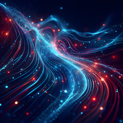 Obraz premium fractal burst background