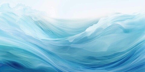 abstract background of blue liquid in water