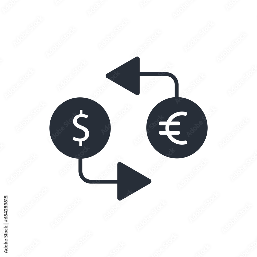 Poster exchange icon. vector.editable stroke.linear style sign for use web design,logo.symbol illustration.