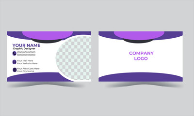 Modern and simple business card design.Modern Business Card - Creative and Clean Business Card Template.