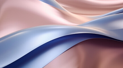 Smooth metal texture with a soft pink to blue gradient.