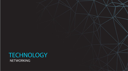 Free vector shiny polygonal structure digital tech backdrop for futuristic communication vector
