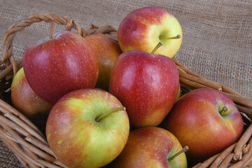 Close up of the red apples