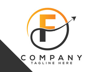 Letter F Finance Logo Design Vector Template. Marketing And Financial Business Logo.
