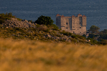 The Nehaj fortress, the medieval building on the hill above Senj, Croatia