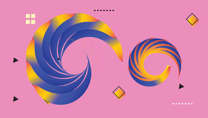 Fototapeta premium Abstract Geometric Shapes , icon, logos and elements , vector illustration