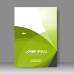 Fototapeta premium Book cover design modern. Annual report. Brochure template, catalog. Simple Flyer promotion. magazine. Vector illustration