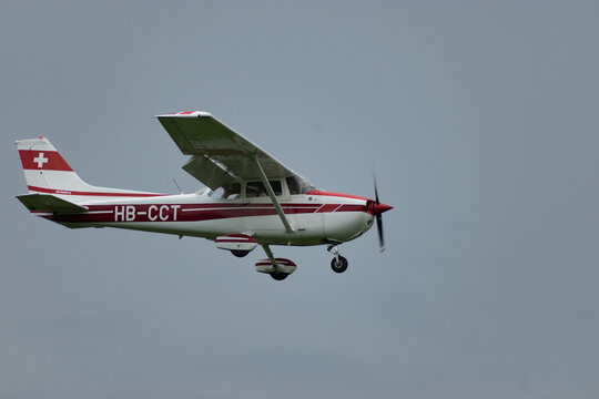HB-CCT Reims Cessna F172N Skyhawk at the airport Altenrhein in Switzerland 12.9.2023