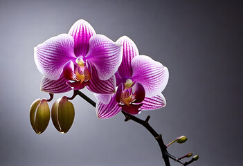 orchid tree flower in minimal style