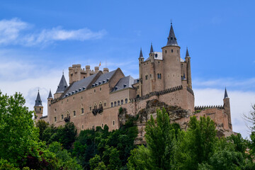 Fototapeta na wymiar Alcázar de Segovia 