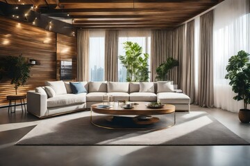 Fototapeta premium modern living room