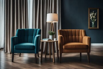 living interior with sofa