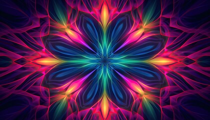 Pattern in pink and blue color with a dark lines optical illusionist distorted forms.