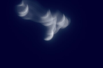 三日月　月の軌跡