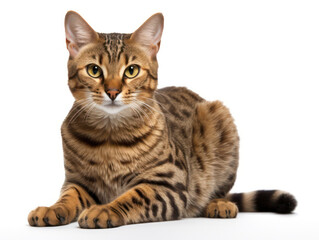 Fototapeta premium Lukoi Cat Studio Shot Isolated on Clear Background, Generative AI