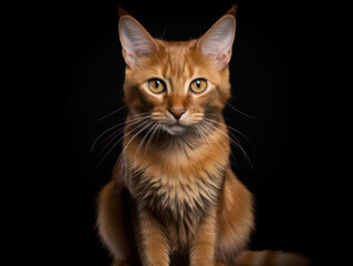Lukoi Cat Studio Shot Isolated on Clear Background, Generative AI