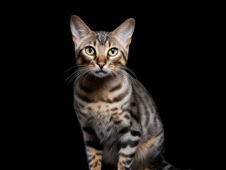 Obraz premium Lukoi Cat Studio Shot Isolated on Clear Background, Generative AI