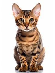 Obraz premium Lukoi Cat Studio Shot Isolated on Clear Background, Generative AI